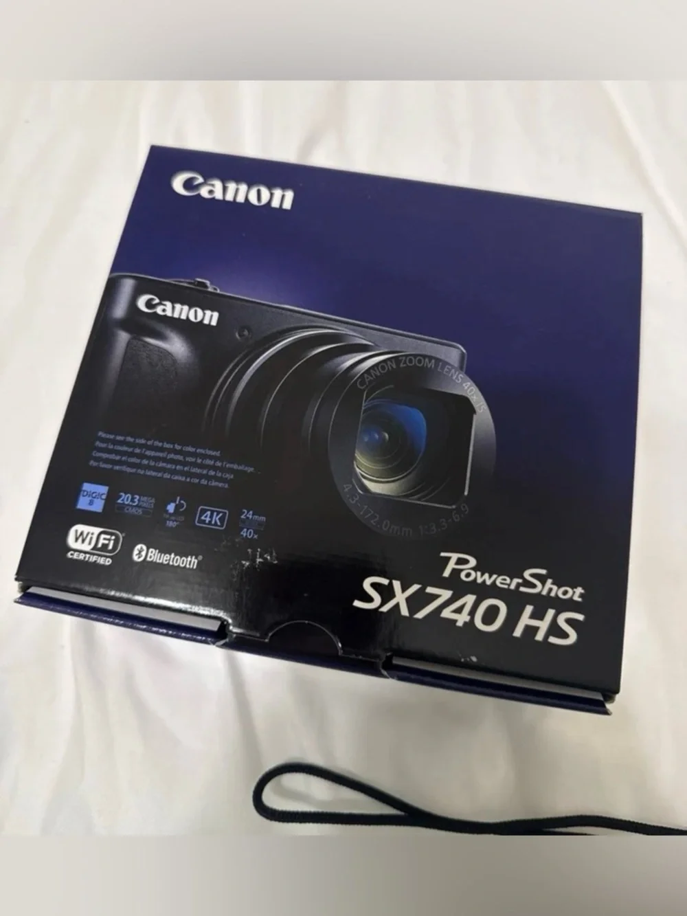 Canon PowerShot SX740 HS Digital Camera - Black